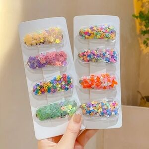 4 Pack Clear Hair Clips